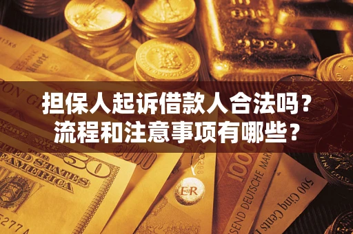 武汉担保人起诉借款人合法吗？流程和注意事项有哪些？