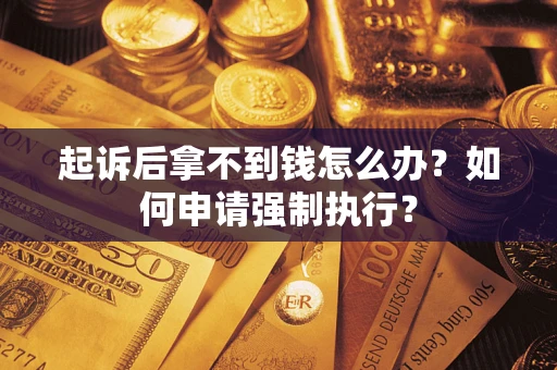 武汉起诉后拿不到钱怎么办？如何申请强制执行？