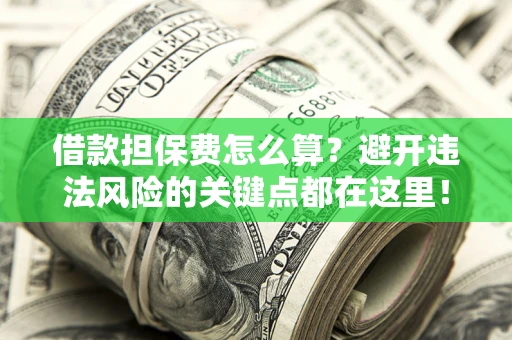武汉借款担保费怎么算？避开违法风险的关键点都在这里！