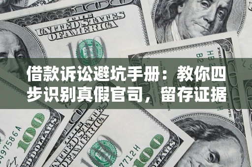 武汉借款诉讼避坑手册：教你四步识别真假官司，留存证据不踩雷