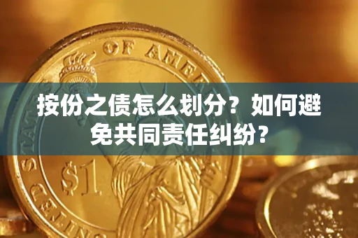 武汉按份之债怎么划分？如何避免共同责任纠纷？