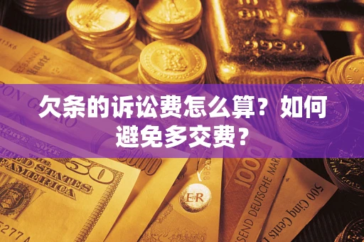 武汉欠条的诉讼费怎么算？如何避免多交费？