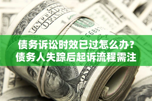 武汉债务诉讼时效已过怎么办？债务人失踪后起诉流程需注意什么？