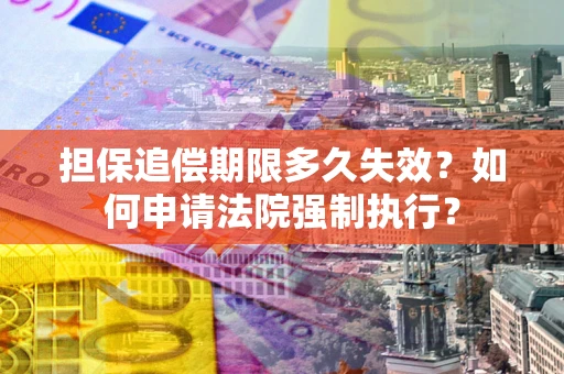 武汉担保追偿期限多久失效？如何申请法院强制执行？