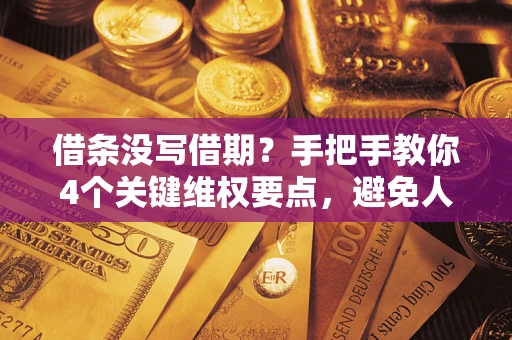 武汉借条没写借期？手把手教你4个关键维权要点，避免人财两空