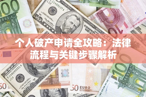 武汉个人破产申请全攻略：法律流程与关键步骤解析