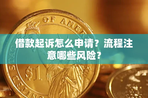 武汉借款起诉怎么申请？流程注意哪些风险？